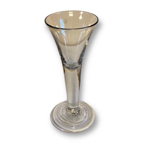 18th Century Drawn Trumpet Wine Glass image-1