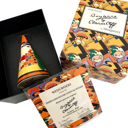 Wedgwood Clarice Cliff Conical Sugar Shaker image-6