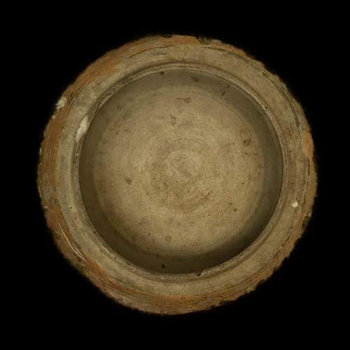 Large Salt Glazed 20L Stoneware Olive Jar image-3