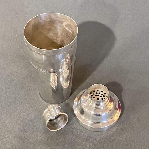 Silver Plated Cocktail Shaker image-3