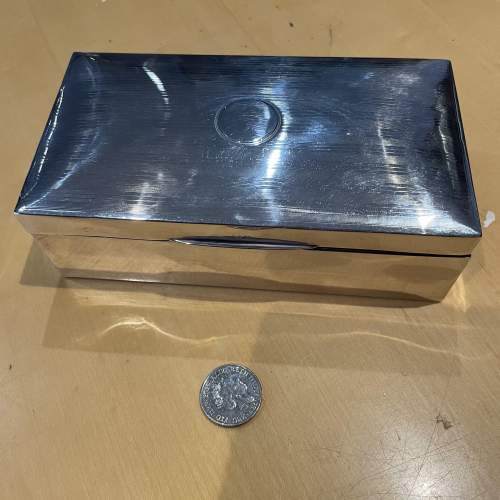 Early 20th Century Solid Silver Jewellery Box 1925 Birmingham image-6