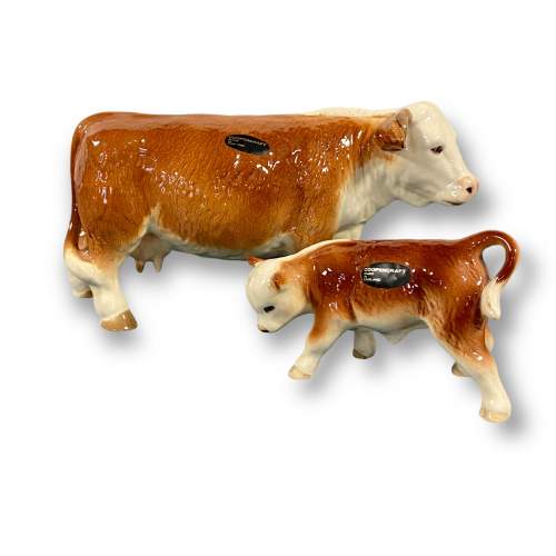 Coopercraft Hereford Cow and Calf image-1