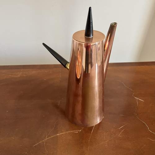 Mid Century Portuguese Copper Chocolate-Coffee Serving Set image-6