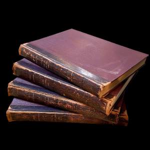 1920s Four Volumes of the Textile Manufacturer Books