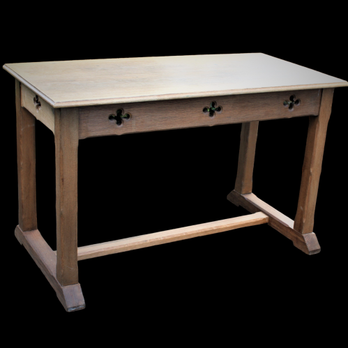 20th Century Light Oak Communion Table or Dining Table image-6