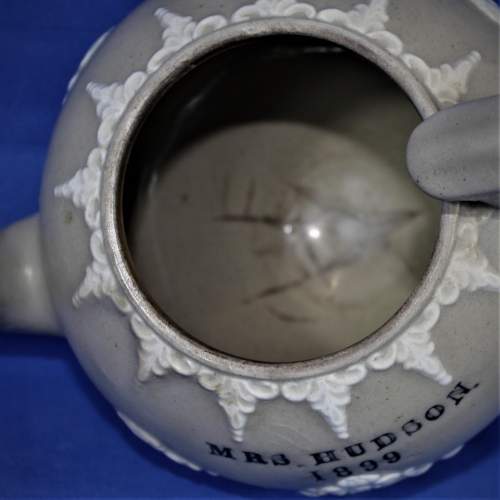 Victorian Bargeware Teapot - Applied Decoration - Mrs Hudson 1899 image-5