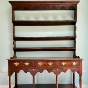 George III Oak Potboard Dresser