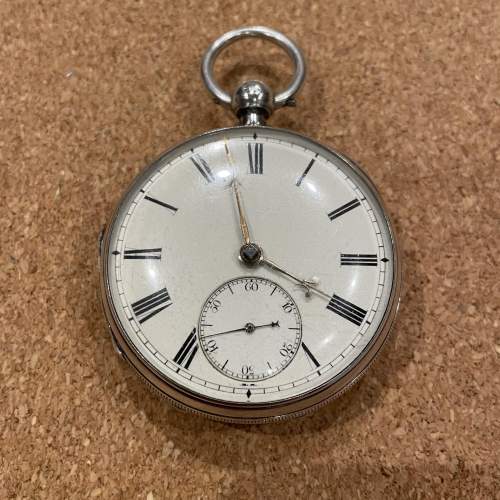 1892 Silver Cased Fusee Lever Pocket Watch by T. Rainey Belfast image-1