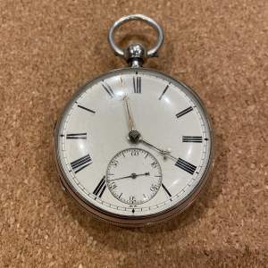 1892 Silver Cased Fusee Lever Pocket Watch by T. Rainey Belfast