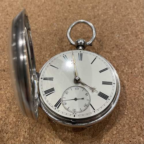 1892 Silver Cased Fusee Lever Pocket Watch by T. Rainey Belfast image-2
