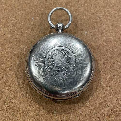1892 Silver Cased Fusee Lever Pocket Watch by T. Rainey Belfast image-6