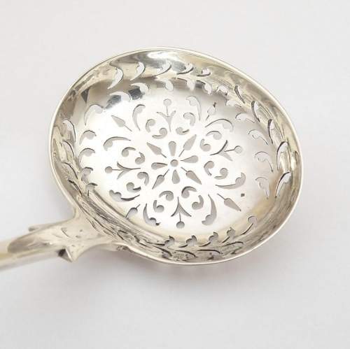 Victorian Silver Sifter Spoon Hallmarked 1869 Exeter image-2