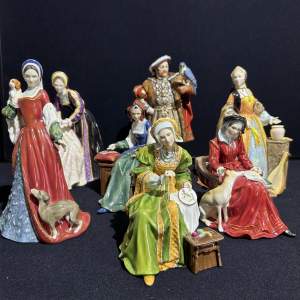 Royal Doulton Henry VIII and his Six Wives