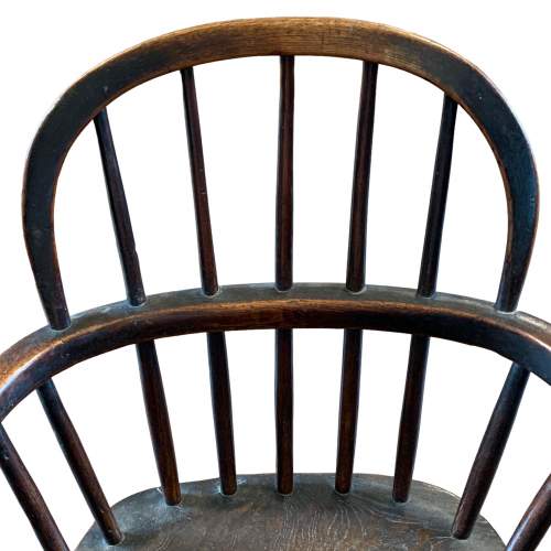 19th Century Apprentice Piece Childs Windsor Chair image-5