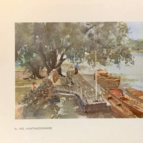 Original Railway Carriage Print St Ives Huntingdonshire image-2
