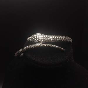 Vintage Silver Marcasite Snake Bracelet