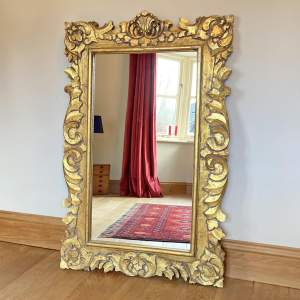 Ornate Italian Giltwood Mirror