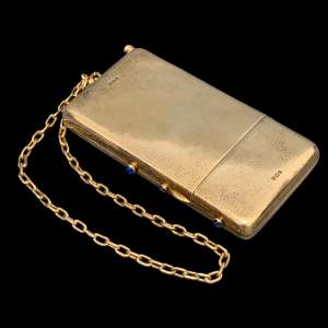 Arts & Crafts Silver Gilt Minaudière by Maple & Co