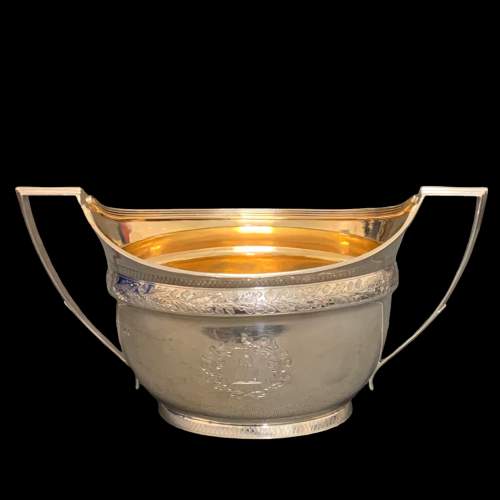 George III Silver Bowl and Cream Jug image-3