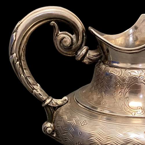 Important French Silver Jug by Debian & Flamant image-3