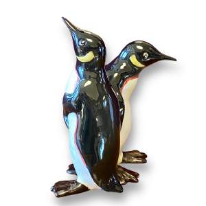 Beswick Ceramic Courting Penguins Figure