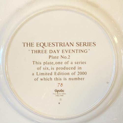 Spode Equestrian Three Day Eventing Plate Two image-4