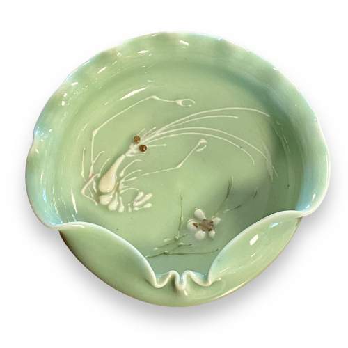 Tashio Period Hirado Ware Celadon Bowl image-2