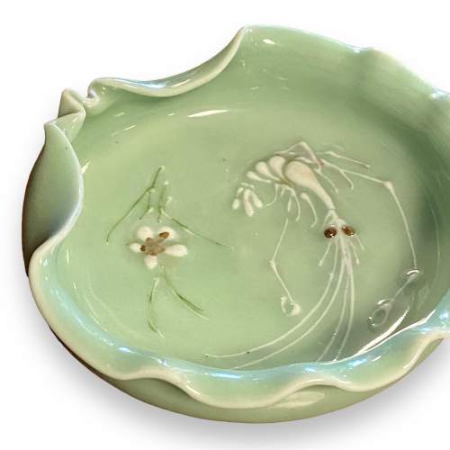 Tashio Period Hirado Ware Celadon Bowl image-4