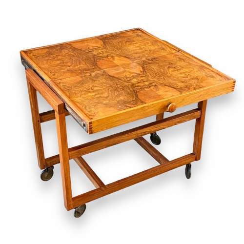 Art Deco Walnut Metamorphic Table image-4