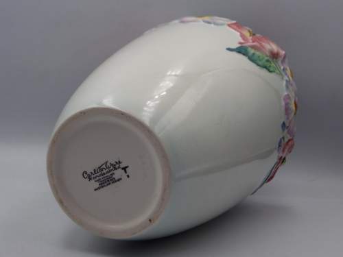 Carltonware 1930s Art Deco Floral Australian Pottery Vase image-6