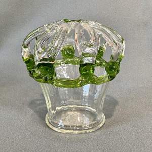 Victorian Brides Bank Glass Vase