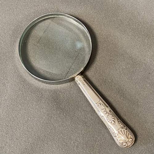 Silver Handle Magnifying Glass image-1