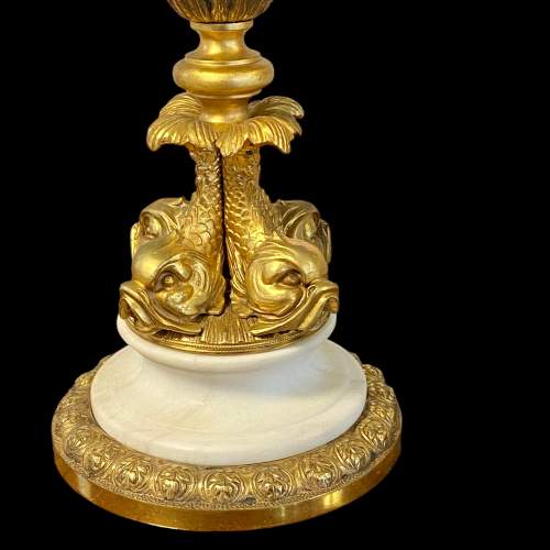 Marble and Gilt Bronze Table Lamp image-4