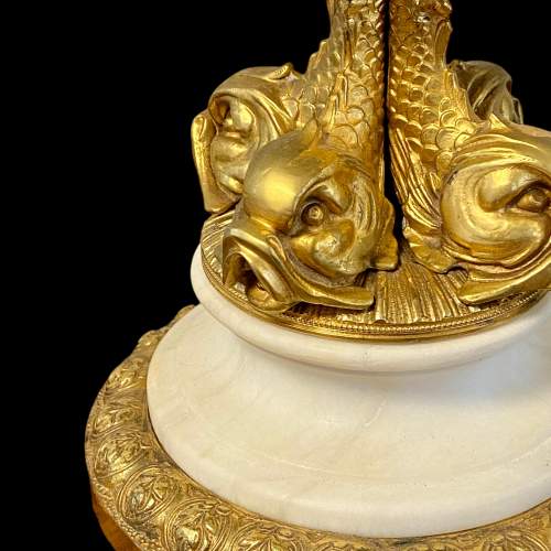Marble and Gilt Bronze Table Lamp image-5