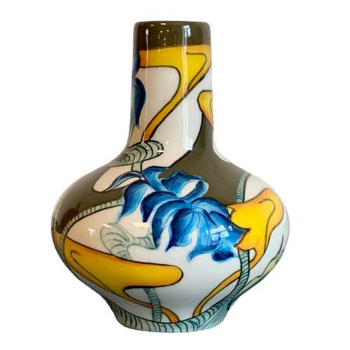 Moorcroft Black Ryder Vase image-1