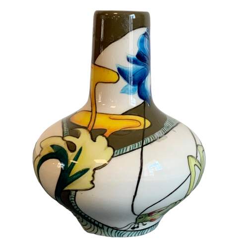 Moorcroft Black Ryder Vase image-2