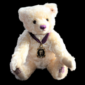 Steiff Mohair Teddy Bear. Diamond Jubilee of Queen Elizabeth 11
