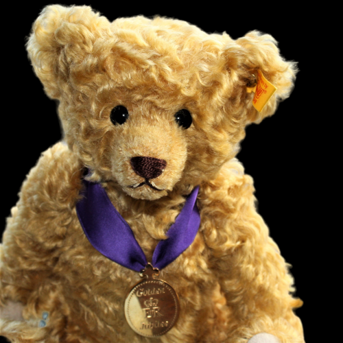 Steiff Golden Jubilee Bear for Queen Elizabeth 11 50yr Accession image-2