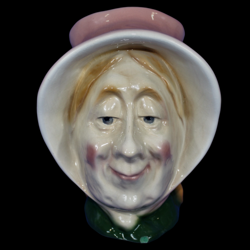 Vintage Kingston Pottery Dickens Character Jug - Mrs Micawber image-5