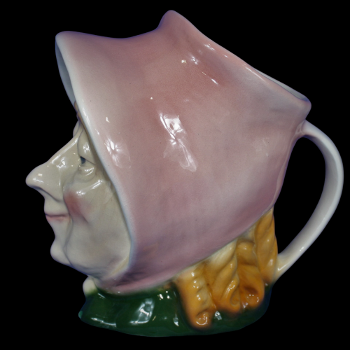 Vintage Kingston Pottery Dickens Character Jug - Mrs Micawber image-2