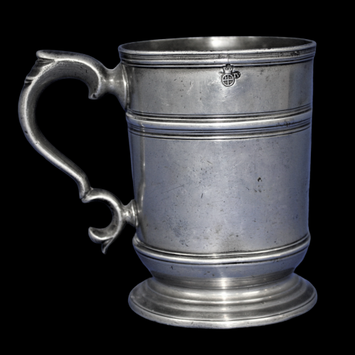 Pewter One Pint Tankard Inscribed 107  Wood Street Cheapside image-4
