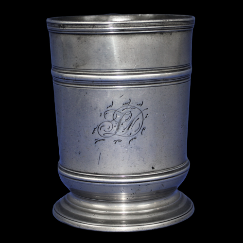 Pewter One Pint Tankard Inscribed 107  Wood Street Cheapside image-5