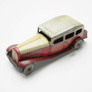 Mettoy Tinplate Red Limo