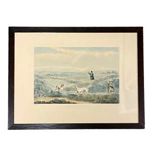Grouse Shooting Engraving by Alken and Pollard