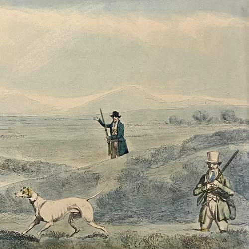 Grouse Shooting Engraving by Alken and Pollard image-2