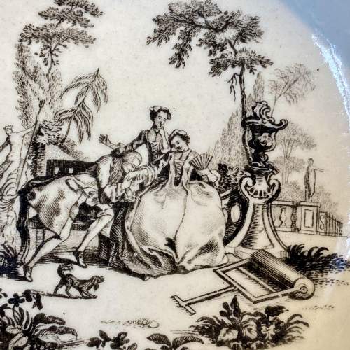 18th Century Georgian Worcester Saucer image-2