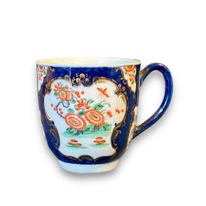 18th Century Georgian Worcester Coffee Cup