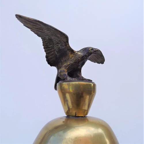 Large 19th Century Austrian Dinner Bell with Bronze Eagle Finial image-5