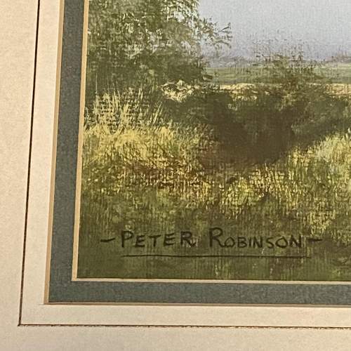 20th Century  Watercolour Landscape by Peter Robinson image-2