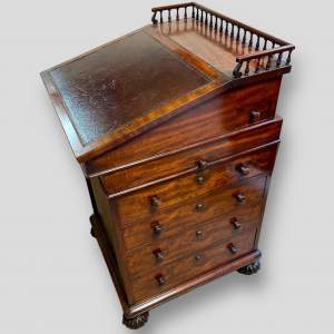 19th Century Mahogany Davenport Desk